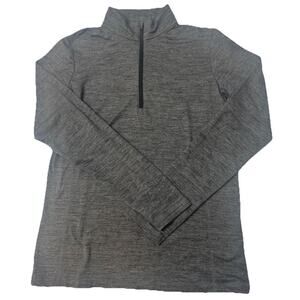 Callaway Golf 1/4 Zip Weather Series Pullover Gray Black Mens Small